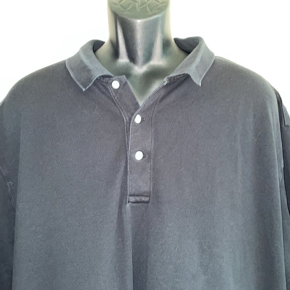 Polo Golf Ralph Lauren black Pima cotton/elastane polo shirt - Picture 2 of 9